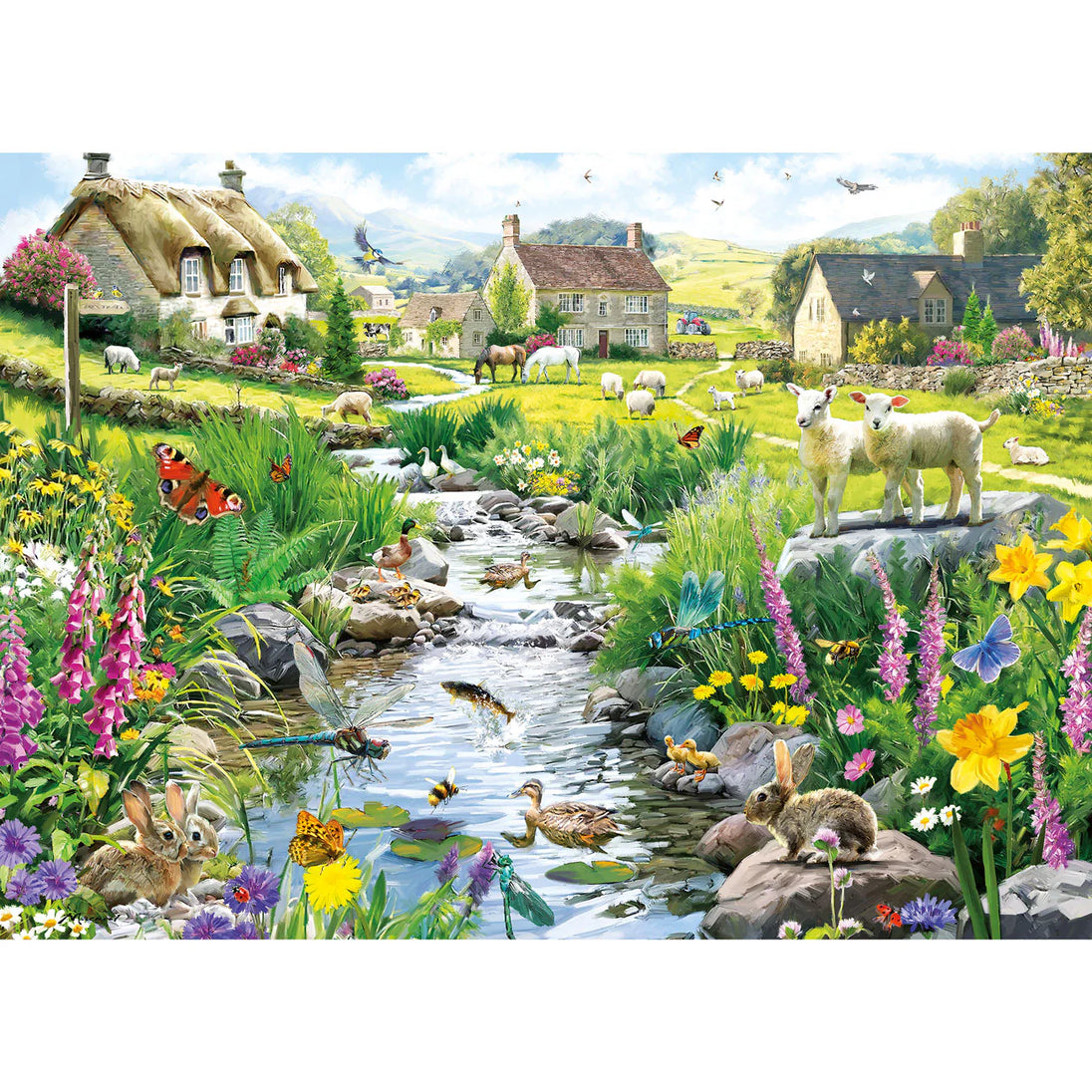 Babbling Brook - Puzzel 1000 stukjes - Gibsons G6457, print