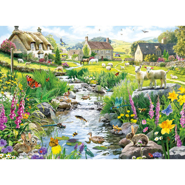 Babbling Brook - Puzzel 1000 stukjes - Gibsons G6457, print