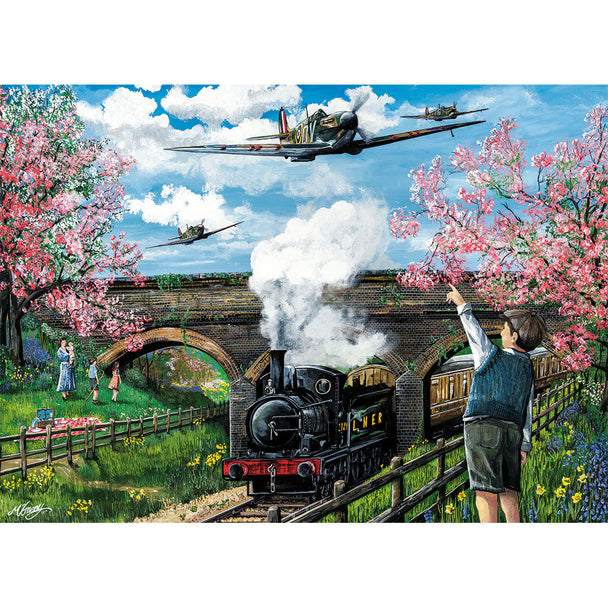Spitfire Surprise - Puzzel 1000 stukjes - Gibsons G6460, print