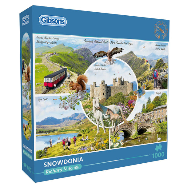 Snowdonia - Puzzel 1000 stukjes - Gibsons G6463, doos