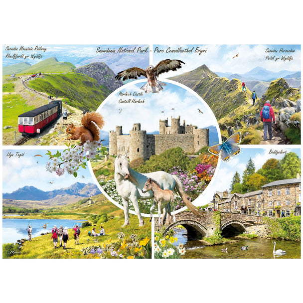 Snowdonia - Puzzel 1000 stukjes - Gibsons G6463, print