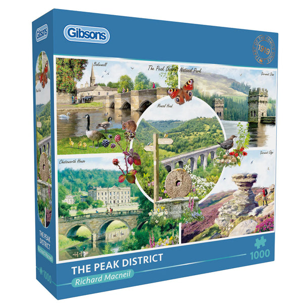 De Peak District - Puzzel 1000 stukjes - Gibsons G6464, doos