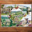 De Peak District - Puzzel 1000 stukjes - Gibsons G6464, gelegde puzzel op tafel