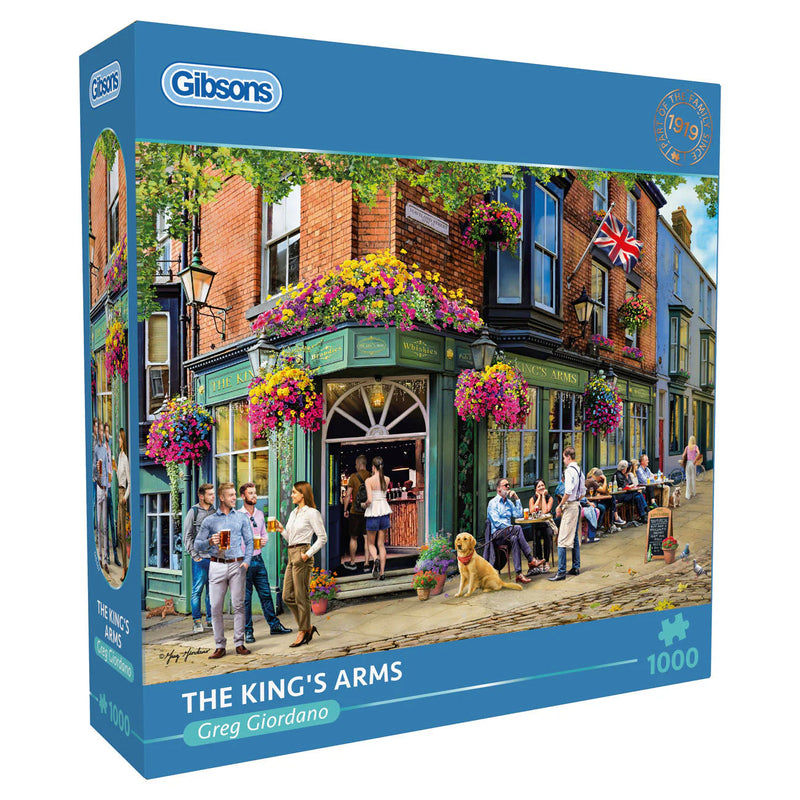 The King's Arms - Puzzel 1000 stukjes - Gibsons G6467, doos