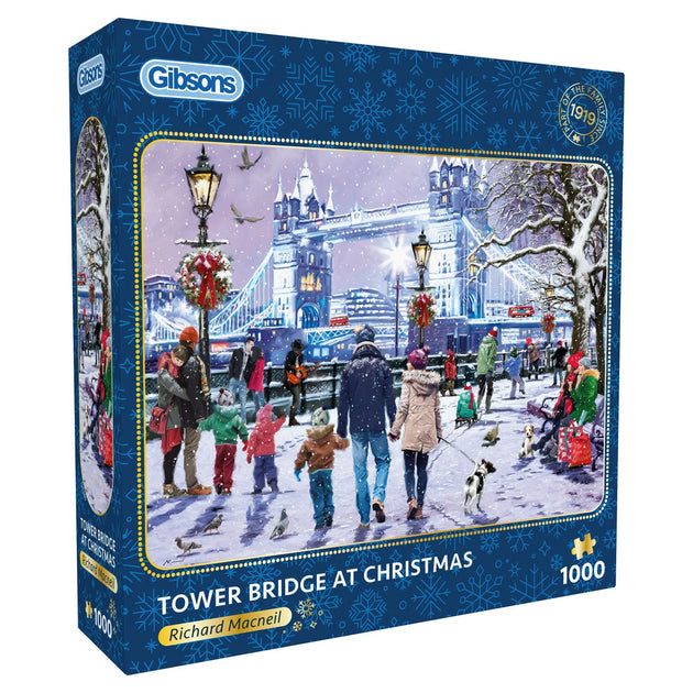 Tower Bridge at Christmas - Puzzel 1000 stukjes - Gibsons G6480, doos
