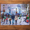 Tower Bridge at Christmas - Puzzel 1000 stukjes - Gibsons G6480, gelegde puzzel op tafel