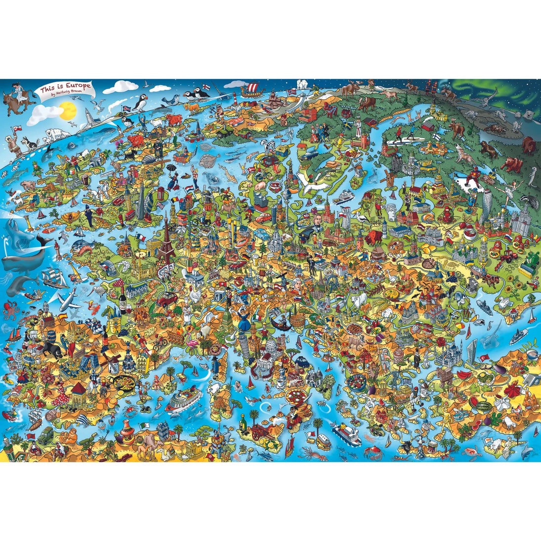 This is Europe - Puzzel 1000 stukjes - Gibsons G7113