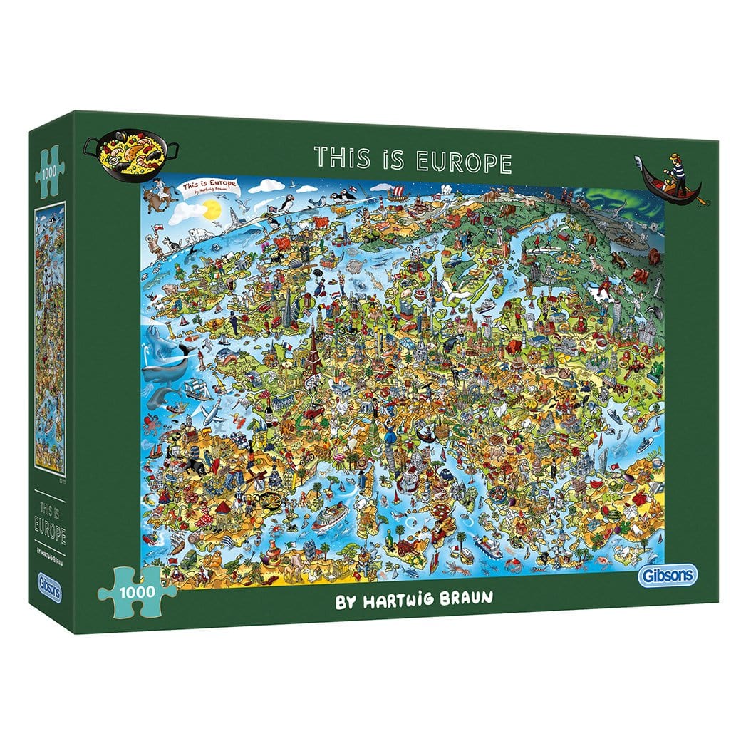 This is Europe - Puzzel 1000 stukjes - Gibsons G7113