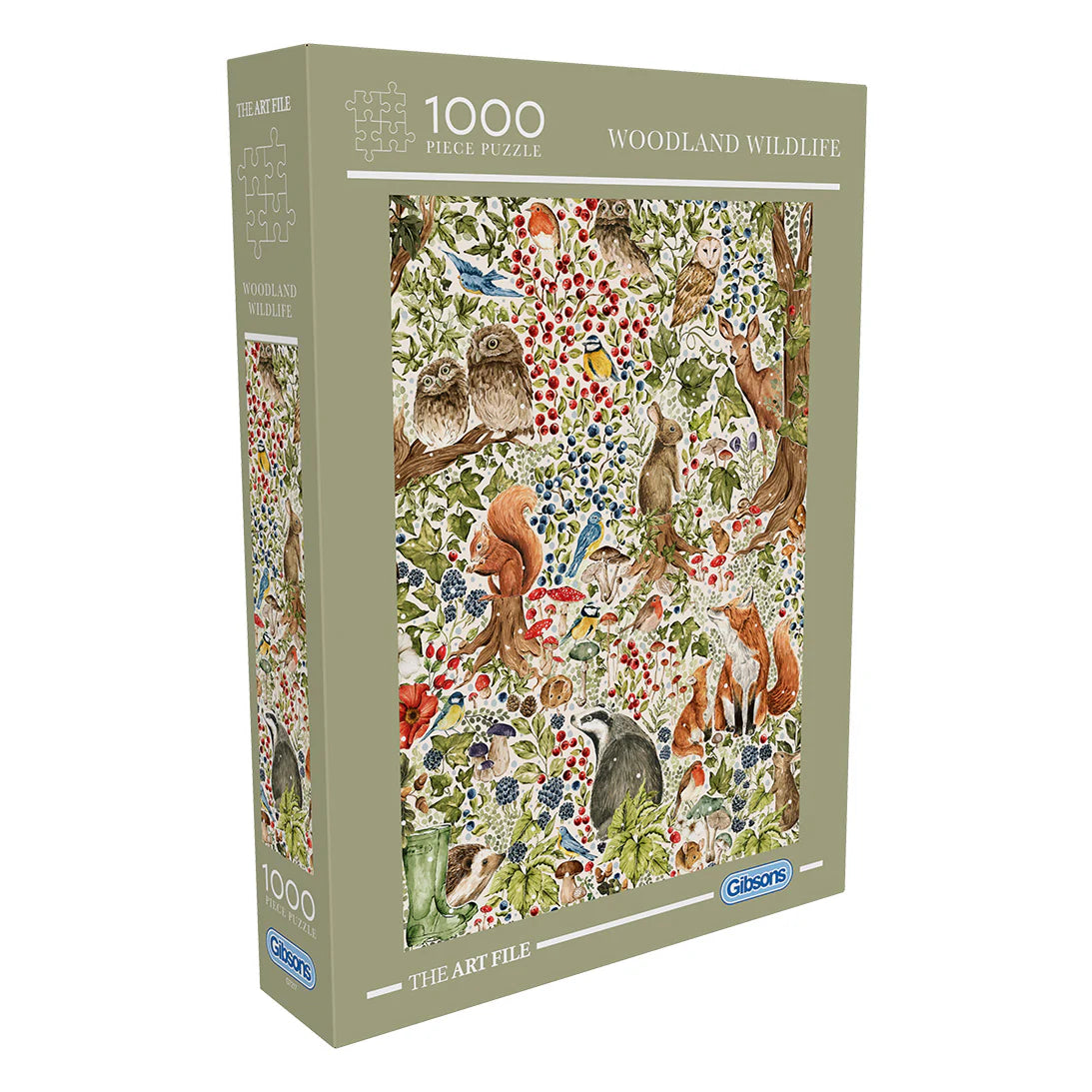 Woodland Wildlife - Puzzel 1000 stukjes - Gibsons G7217