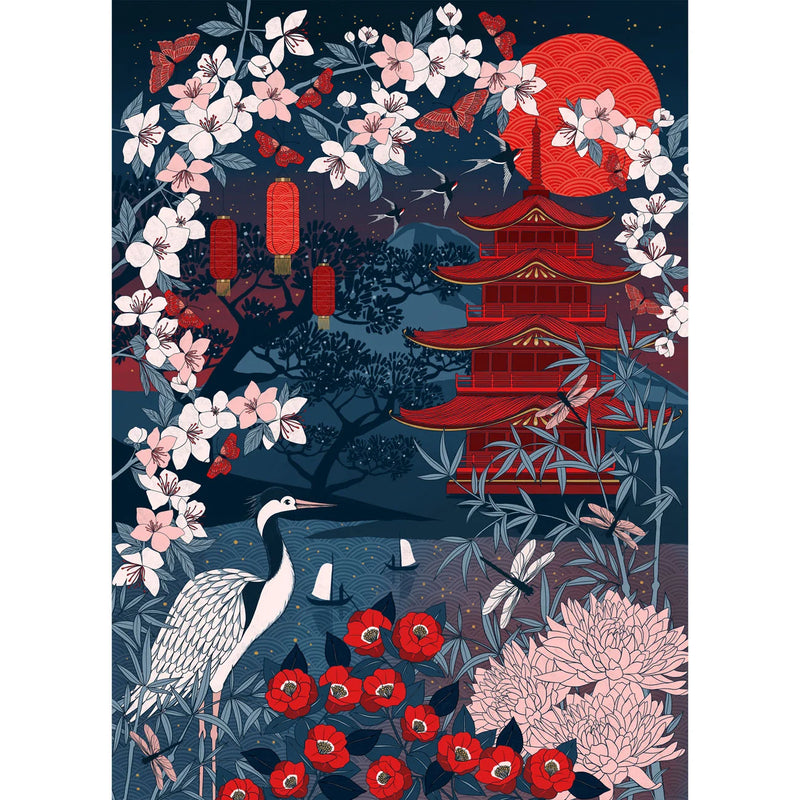 Sakura Heights - Puzzel 1000 stukjes - Gibsons G7226, print