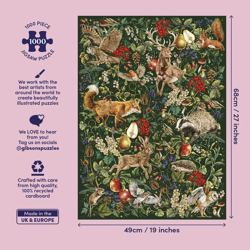 Fable - Puzzel 1000 stukjes - Gibsons G7228, achterkant van de doos