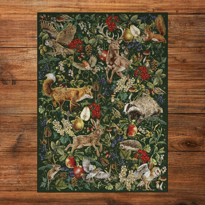 Fable - Puzzel 1000 stukjes - Gibsons G7228, gemaakte puzzel op tafel