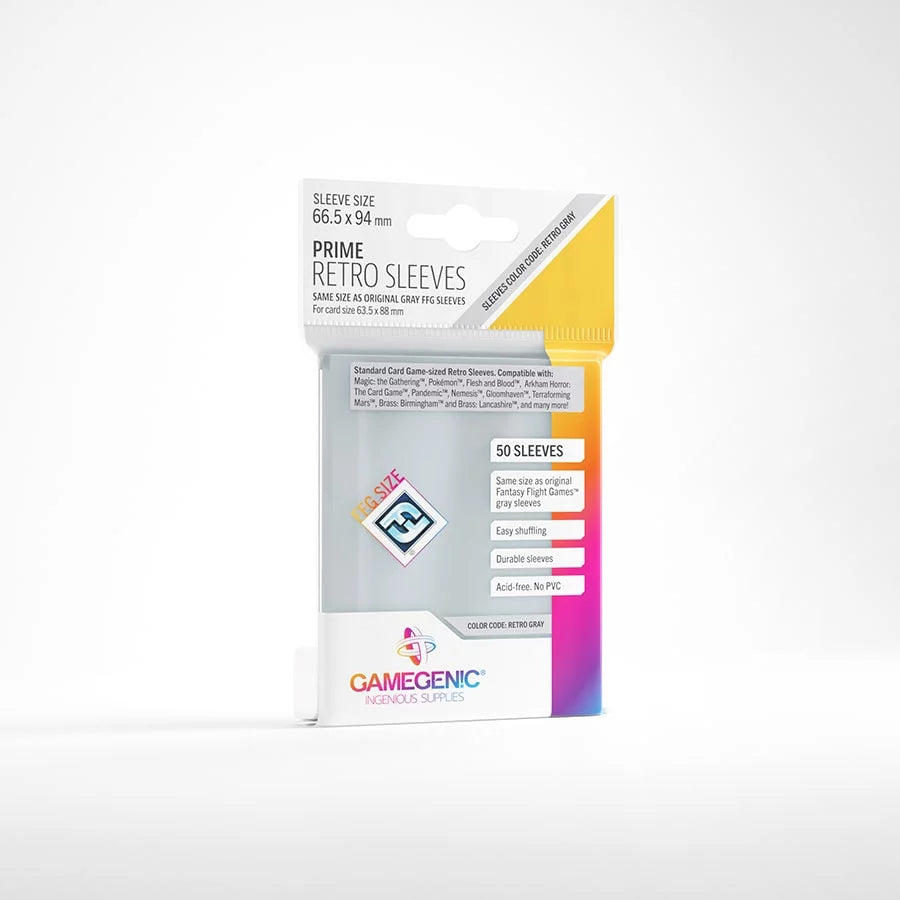 Gamegenic Prime Retro sleeves, voorkant verpakking