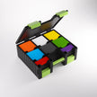 Gamegenic Game Castle - zwart/groen, open met kaarten