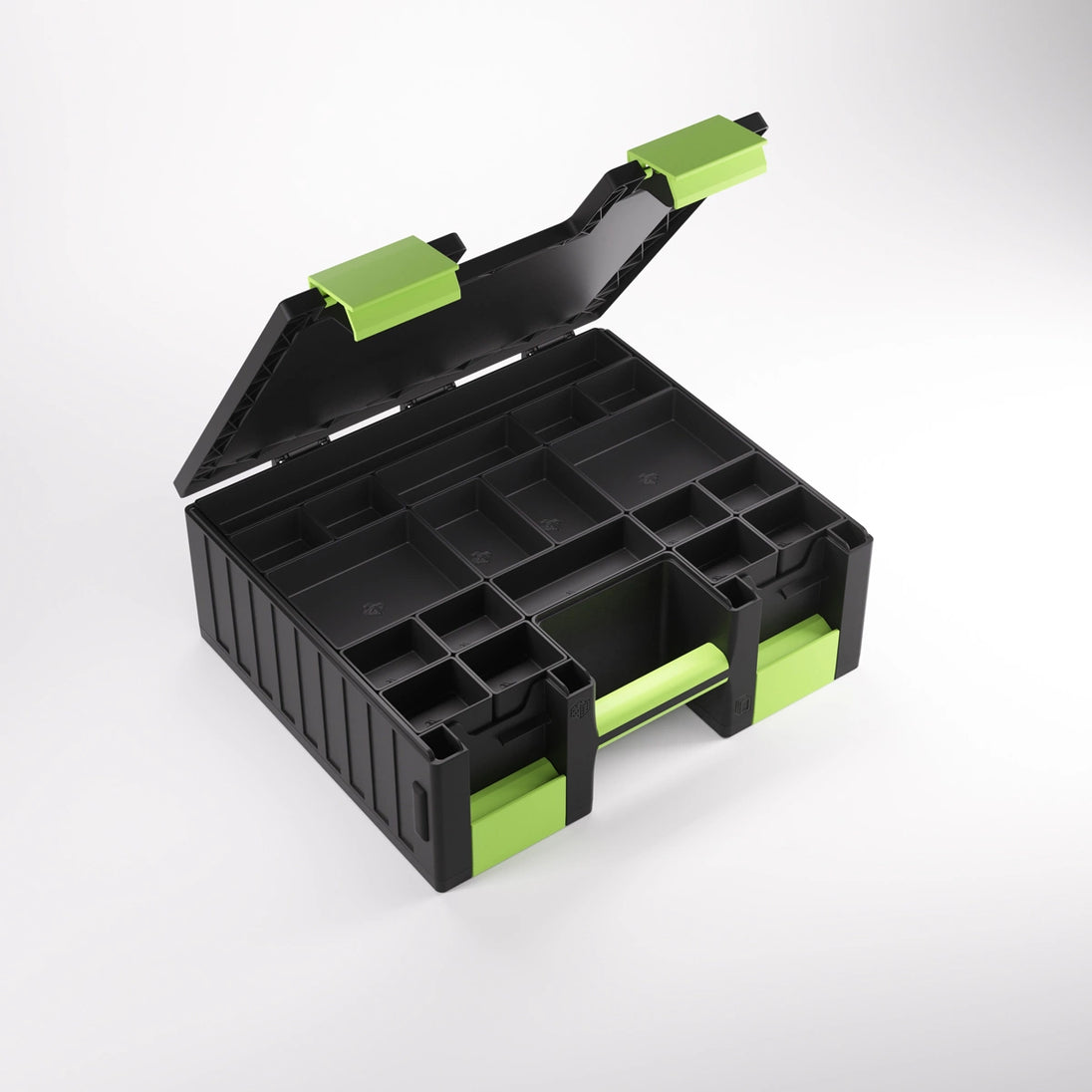 Gamegenic Game Castle - zwart/groen, open accessoireskant