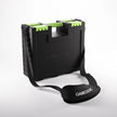 Gamegenic Game Castle - zwart/groen, met schouderriem los