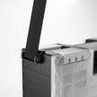Game Castle zwart/wit/helder, schouderriem detail