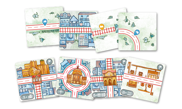 Railroad Tiles - Tegellegspel, tegels