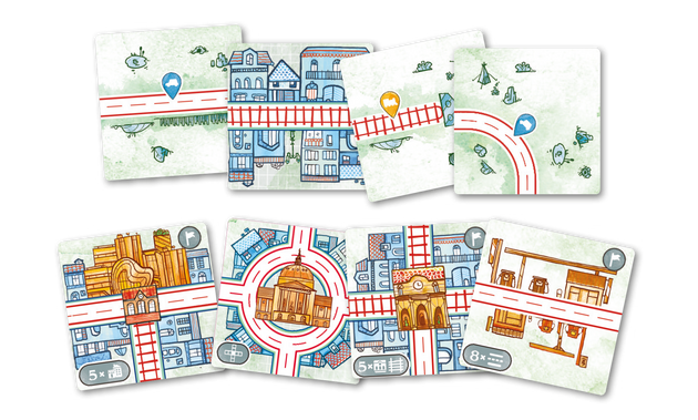 Railroad Tiles - Tegellegspel, tegels
