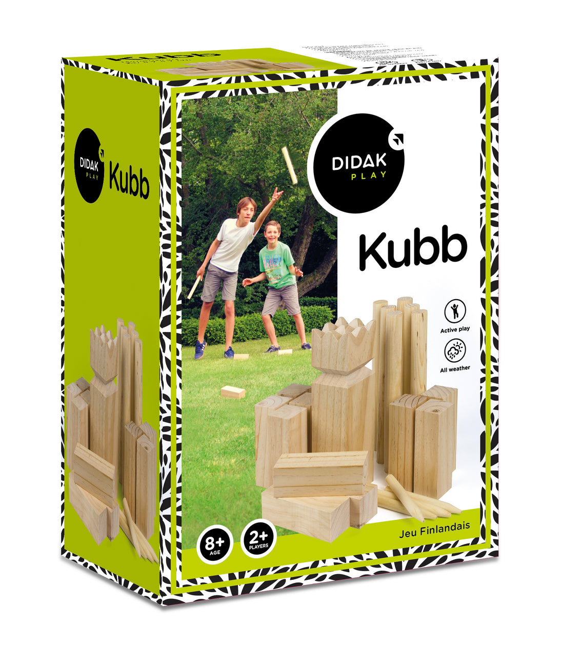 Kubb, buitenspel