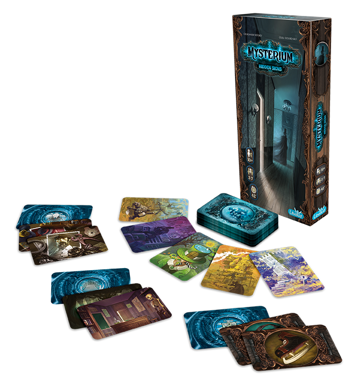 Mysterium Hidden Signs - uitbreiding, doos en kaarten