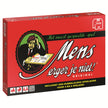 Voorzijde van de Mens Erger je Niet! doos