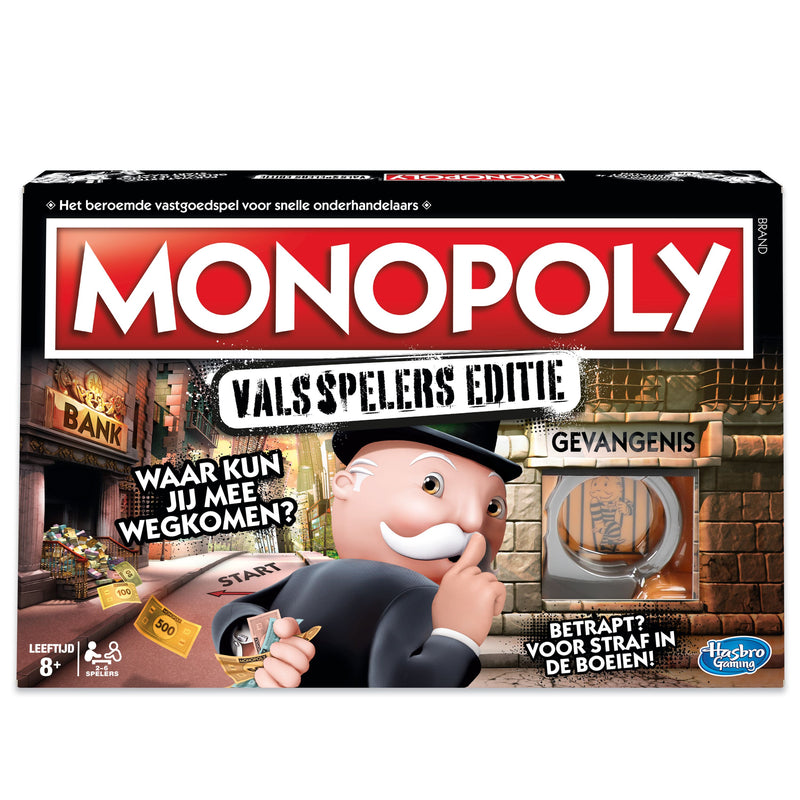 Monopoly Valsspelerseditie doos voorkant