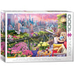 NY Rooftop Garden - Puzzel 1000 stukjes - Eurographics 6000-6161, doos