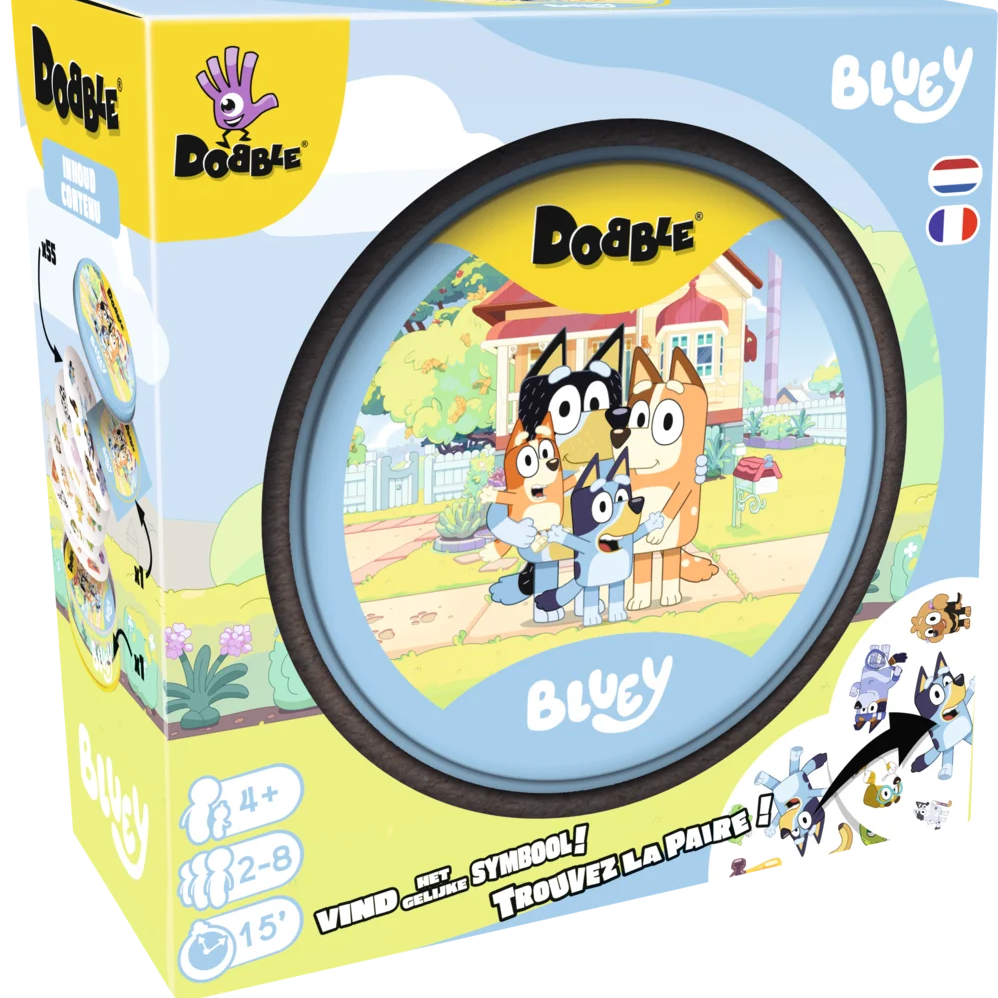 Dobble Bluey - kaartspel van Zygomatic, doos