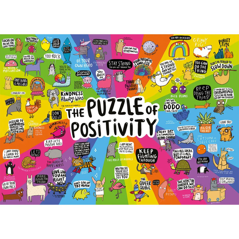 The Puzzle of Positivity - Puzzel 1000 stukjes - Gibsons G6608