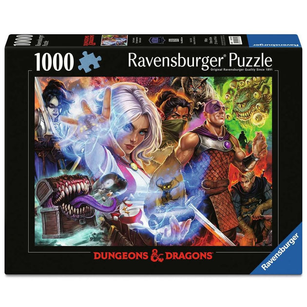 Quest Accepted D&D - Puzzel 1000 stukjes - Ravensburger 12001752, doos