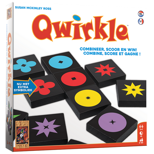 Voorzijde van Qwirkle bordspel doos
