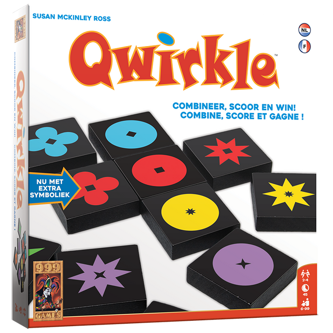 Voorzijde van Qwirkle bordspel doos
