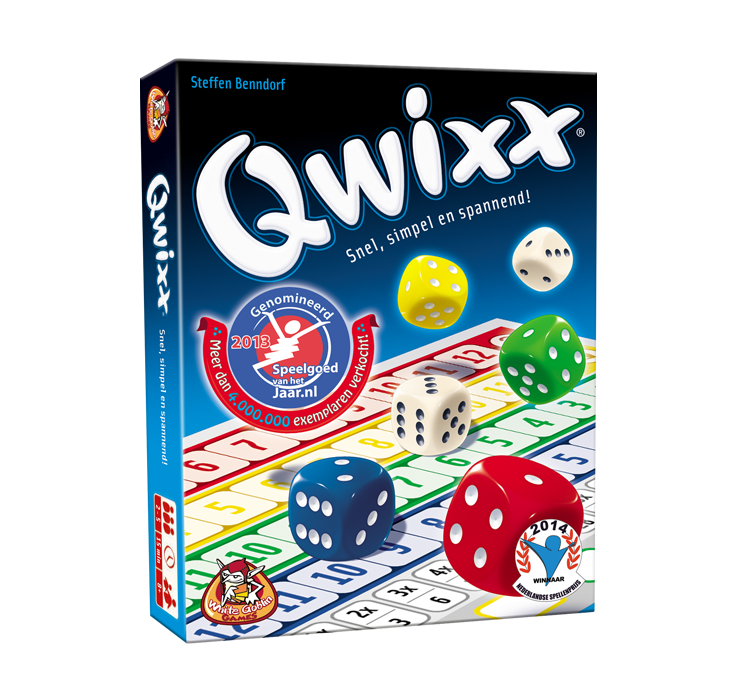 Qwixx - dobbelspel, doos