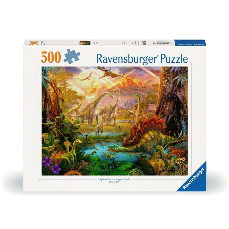 Land van de dinosauriërs - Puzzel 500 stukjes - Ravensburger 12000238