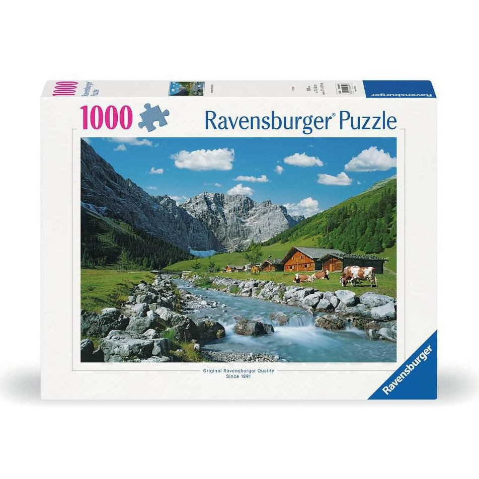 Karwendelgebergte, Oostenrijk - Puzzel 1000 stukjes - Ravensburger 12000649, doos