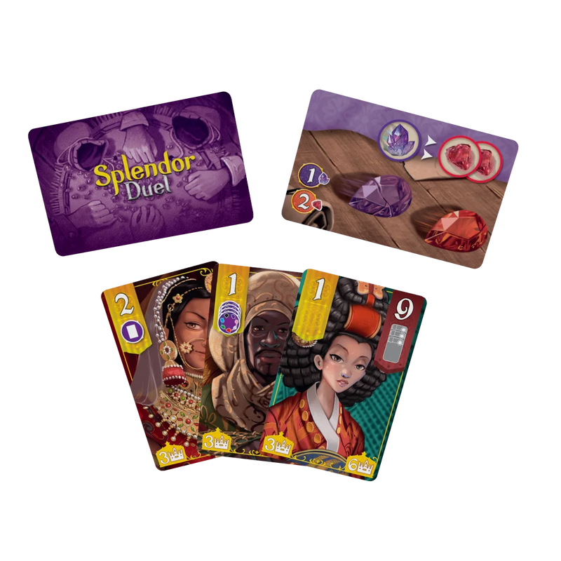 Splendor Duel: The Counterfeiters - uitbreiding, kaarten