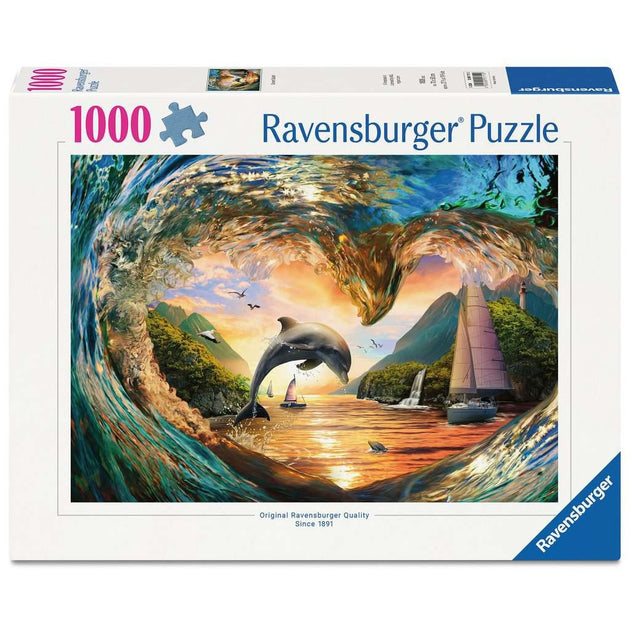 Sunset Splash - Puzzel 1000 stukjes - Ravensburger 12001711, doos