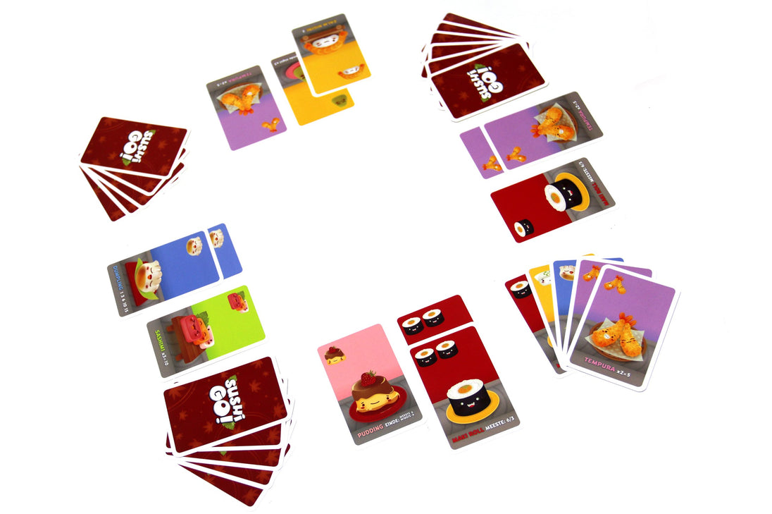 Sushi Go! - kaartspel van White Goblin Games, kaarten
