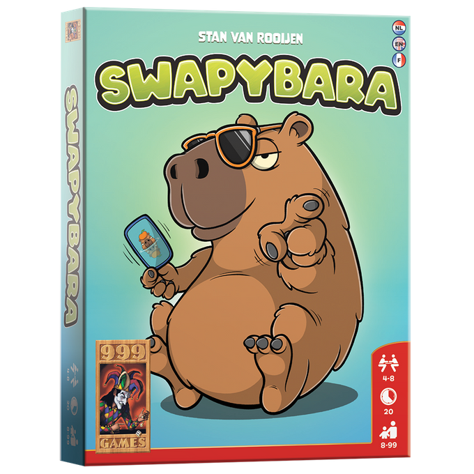 Swapybara - kaartspel van 999 Games, doos