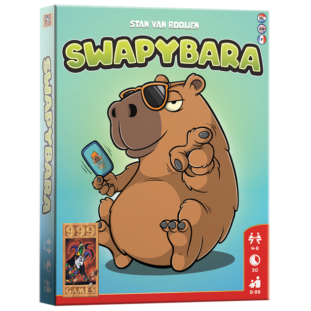 Swapybara - kaartspel van 999 Games, doos