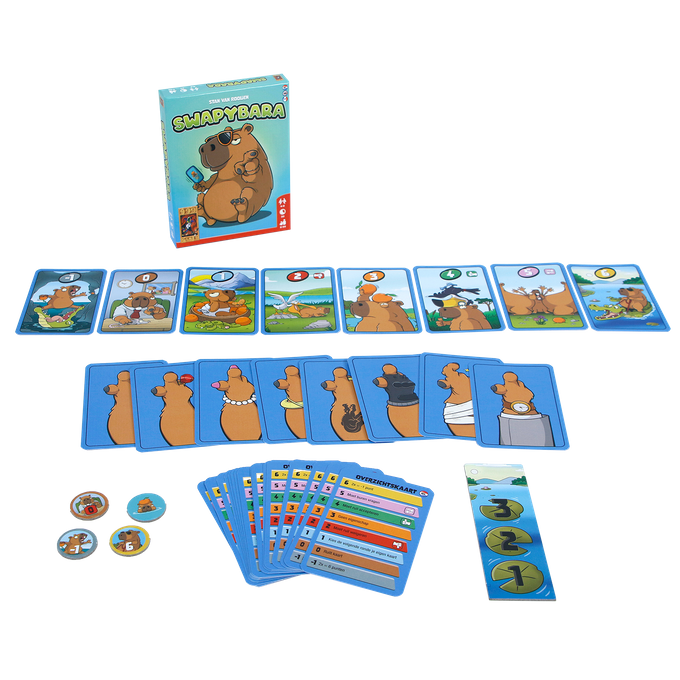 Swapybara - kaartspel van 999 Games, alle componenten