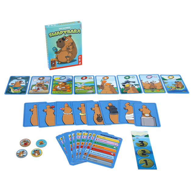 Swapybara - kaartspel van 999 Games, alle componenten