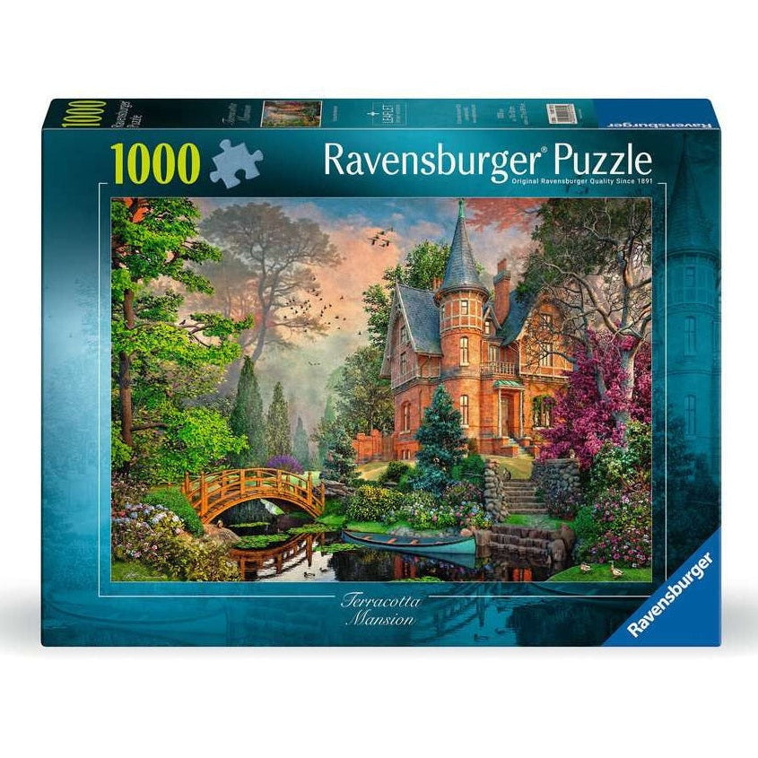 Terracotta Mansion - Puzzel 1000 stukjes - Ravensburger 12001717, doos