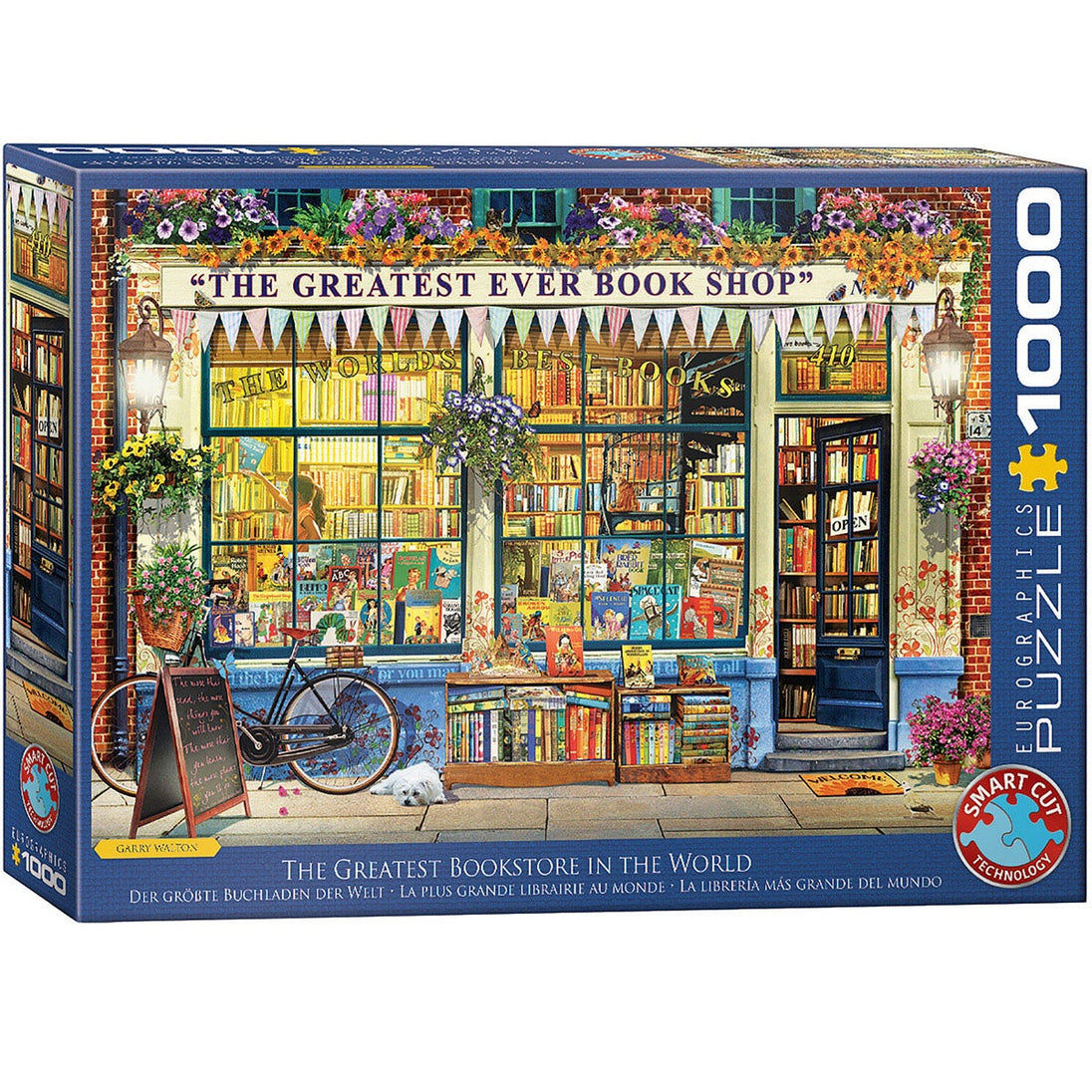 The Greatest Bookstore in the World - Puzzel 1000 stukjes - Eurographics 6000-5351, doos