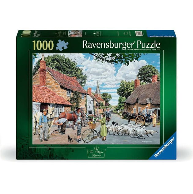 The Village Farrier  - Puzzel 1000 stukjes - Ravensburger 12001724, doos