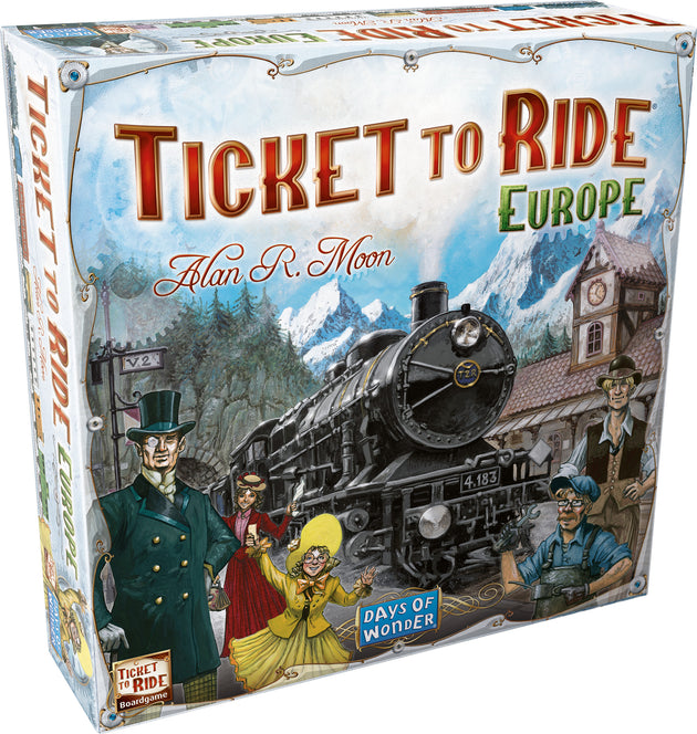 Ticket to Ride Europe doos voorkant