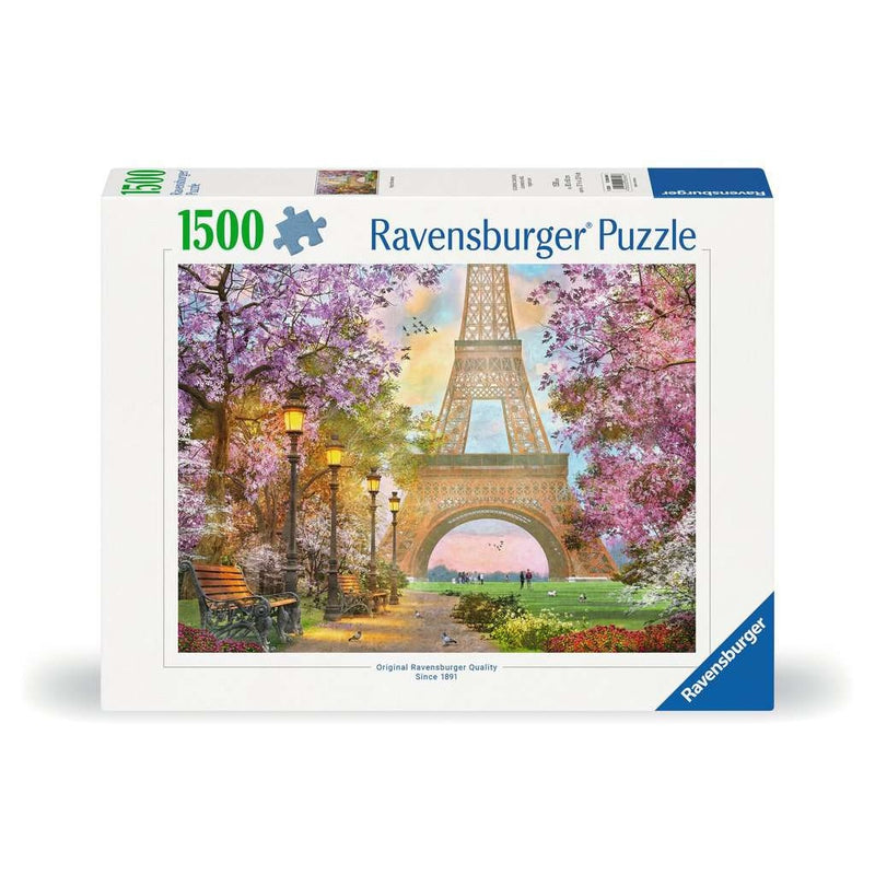 Verliefd in Parijs - Puzzel 1500 stukjes - Ravensburger 12000694, doos