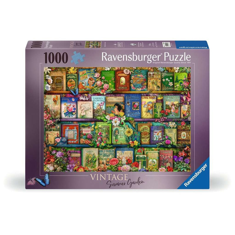 Vintage Tuinboeken - Puzzel 1000 stukjes - Ravensburger 12000183, doos