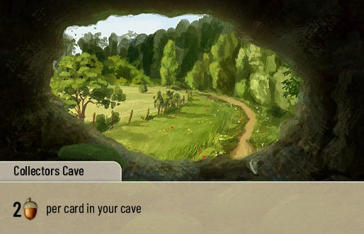 Forest Shuffle Exploration - Uitbreiding, verzamelaars grot kaart